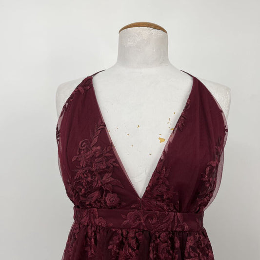 Lulu's Lace Halter Dress