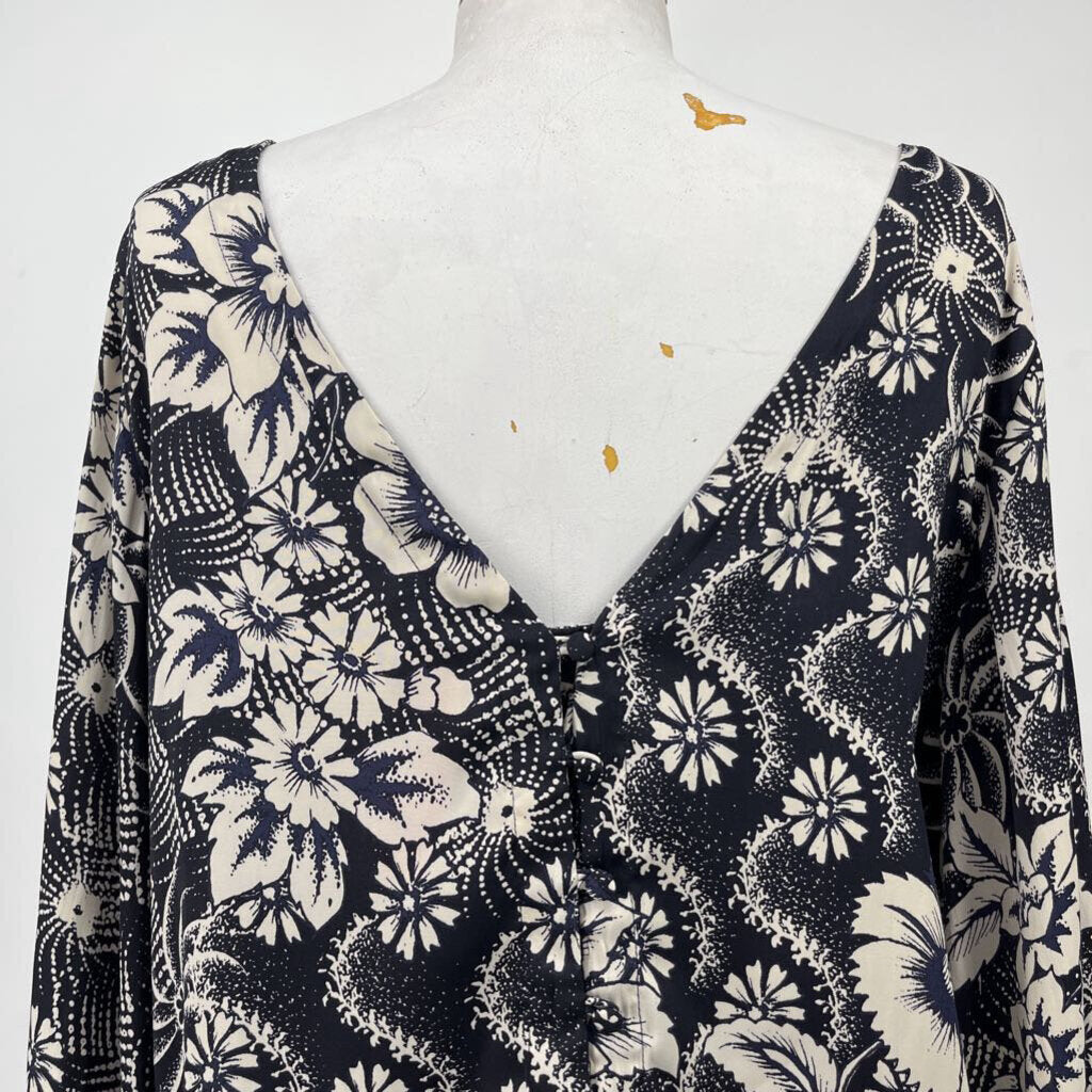 Anthropologie L/s Floral Shirt
