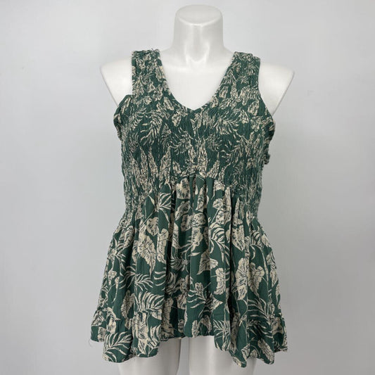 Angie Sleeveless Floral Shirt