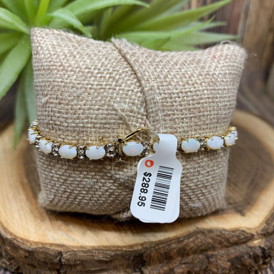 10k Opal Tennis Bracelet