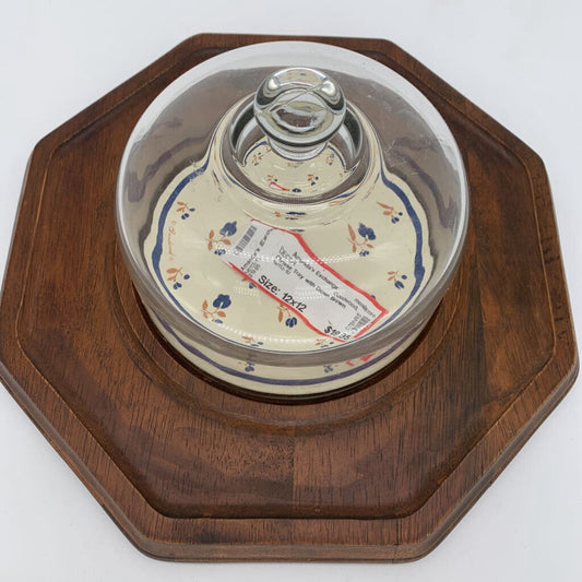 Cheese Tray with Dome