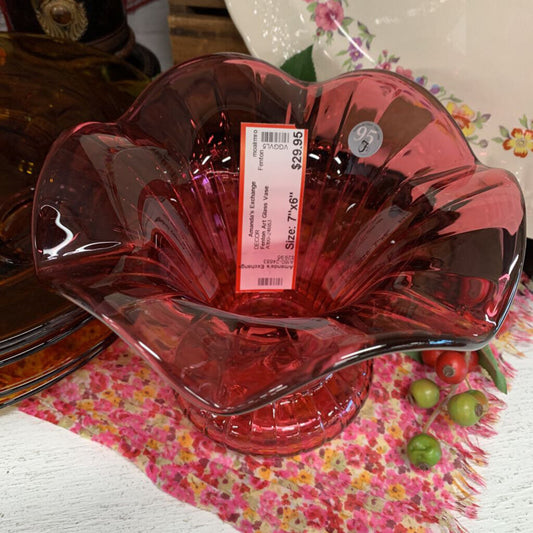 Fenton Art Glass Vase