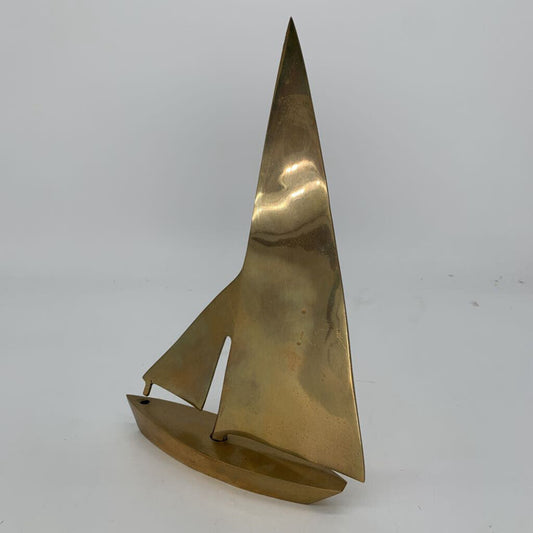 Enesco Brass Sailboat
