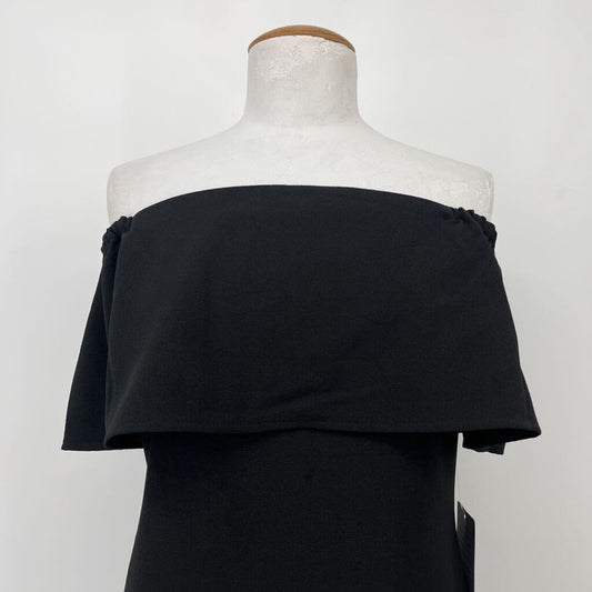 Charles Henry Off Shoulder Dress