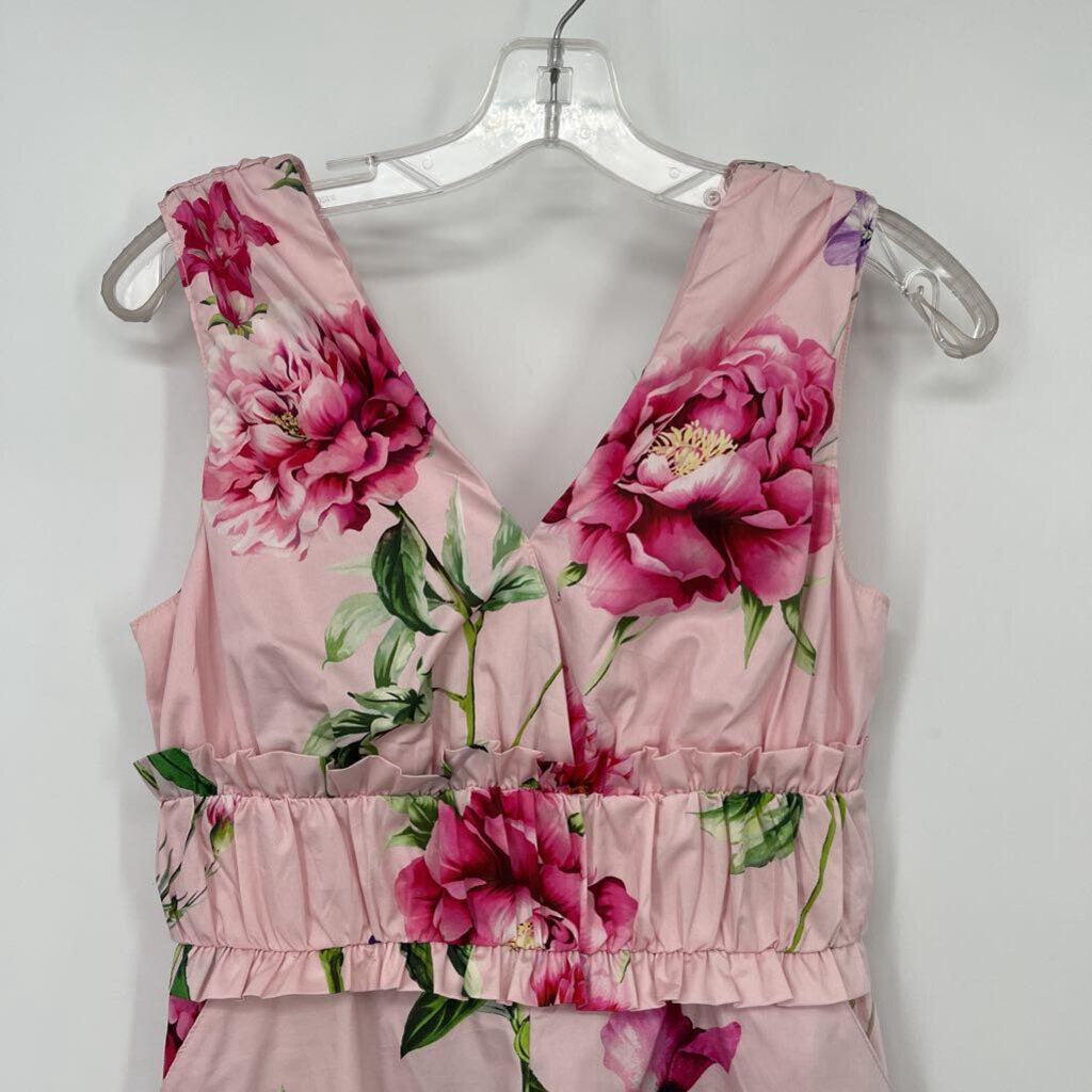 Express Sleeveless Floral Romper