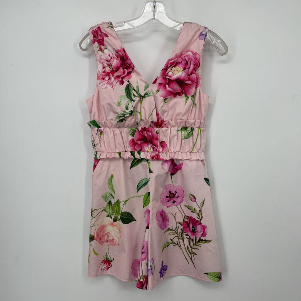 Express Sleeveless Floral Romper