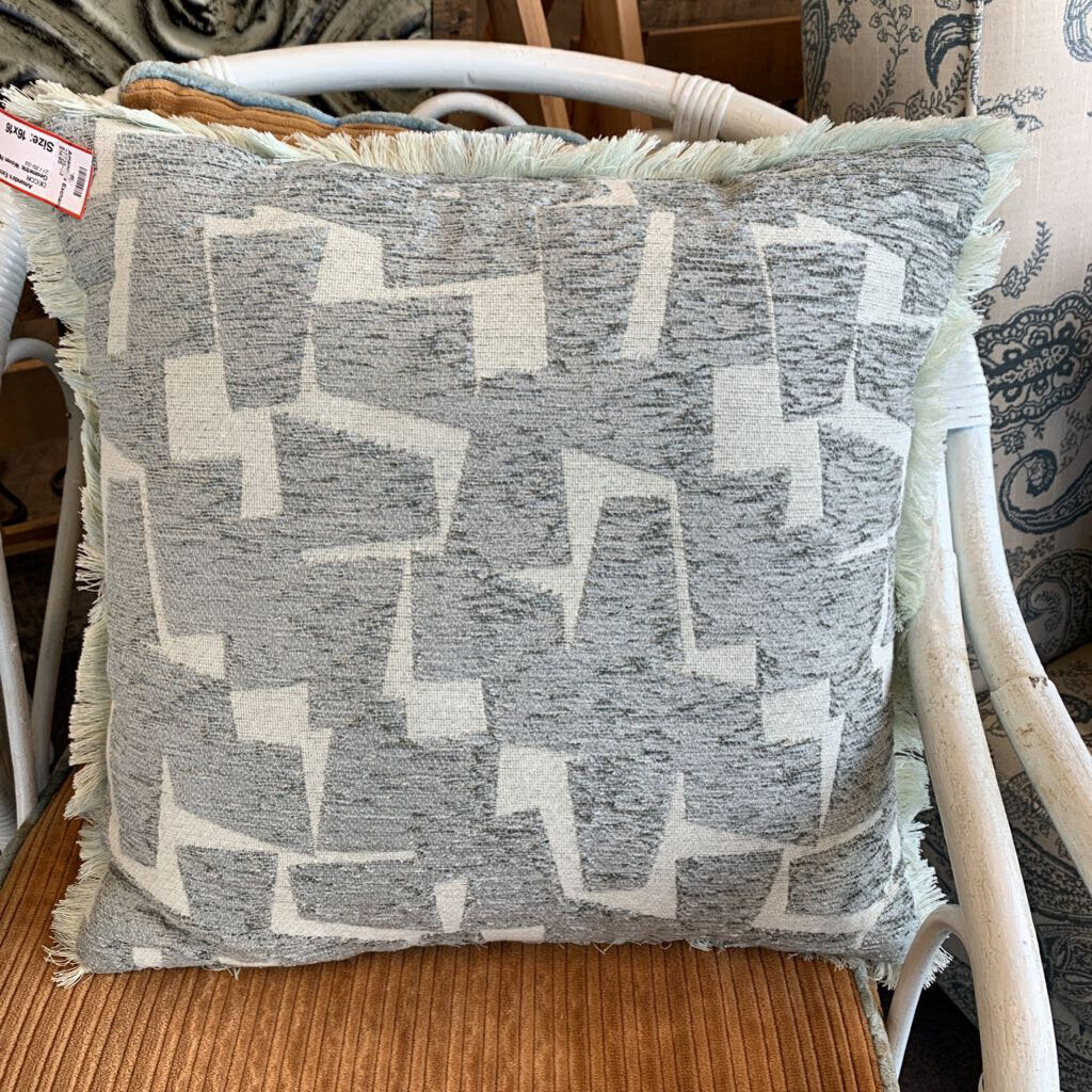Geometric Woven Pillow