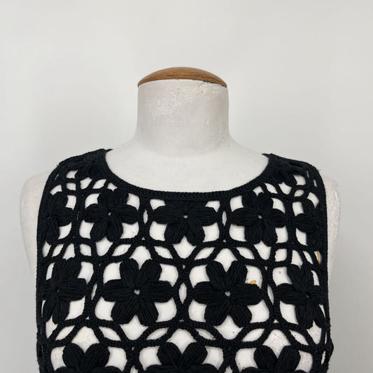 Mango Sheer Crochet Dress