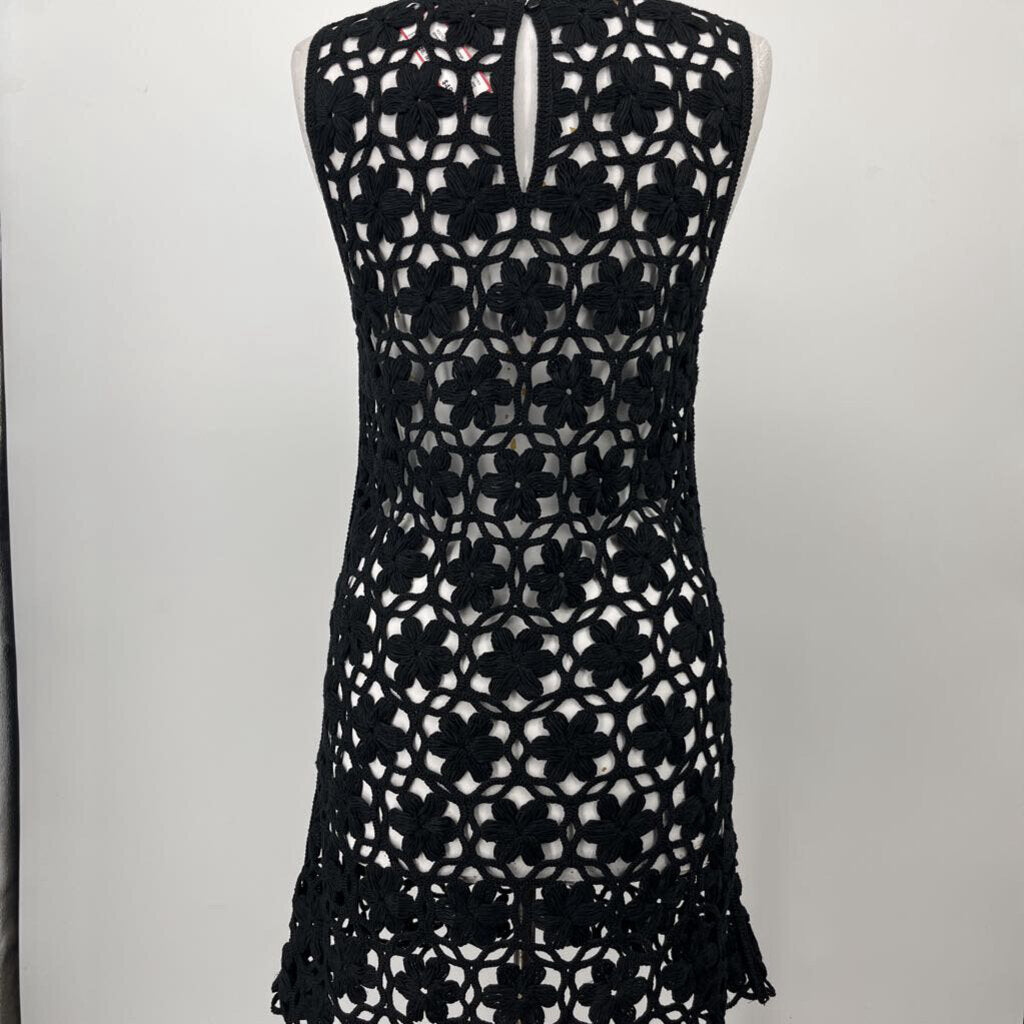 Mango Sheer Crochet Dress