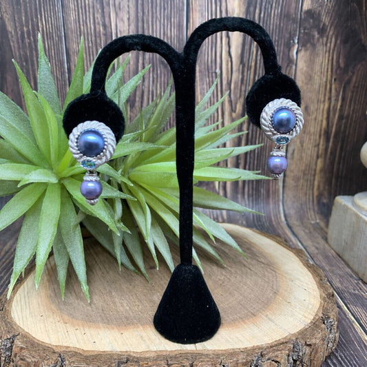 Judith Ripka Pearl Earrings