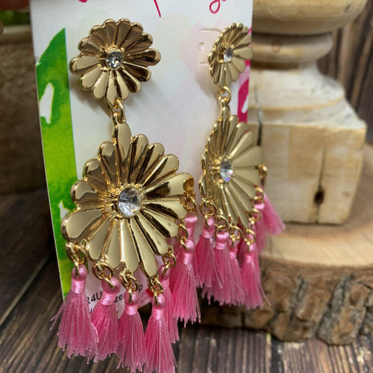 Lilly Pulitzer Flower Drop Earrings