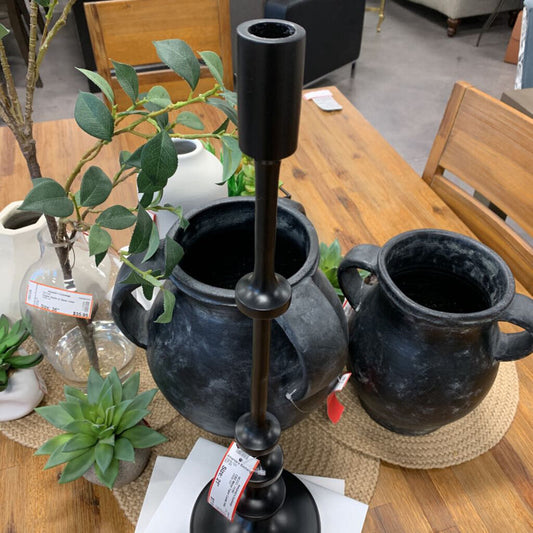 CB2 Metal Taper Candle Stick