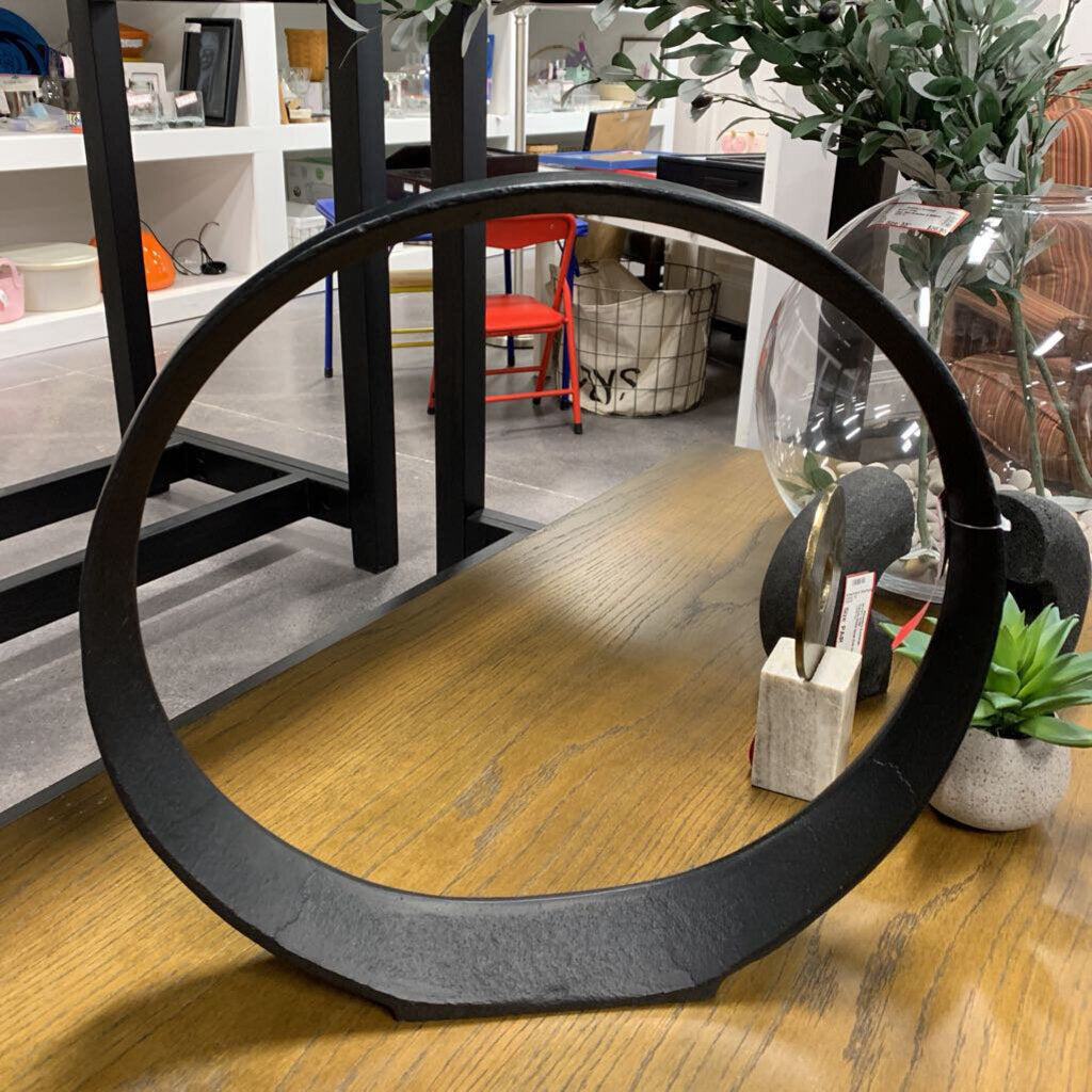 CB2 Metal Ring Sculpture