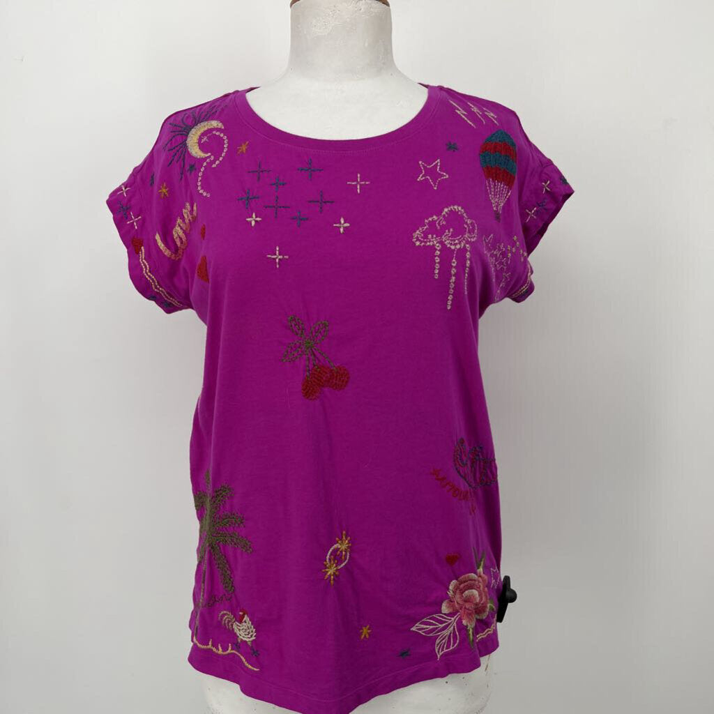 Johnny Was S/s Tee Shirt