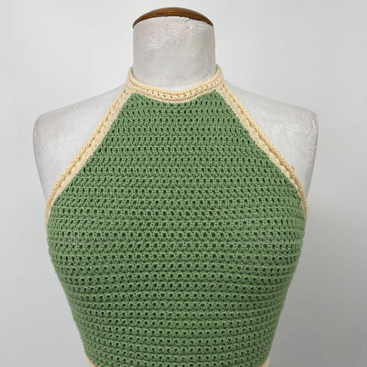 Buttermelon Crochet Halter Shirt