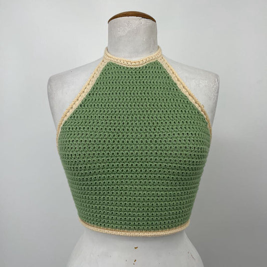 Buttermelon Crochet Halter Shirt