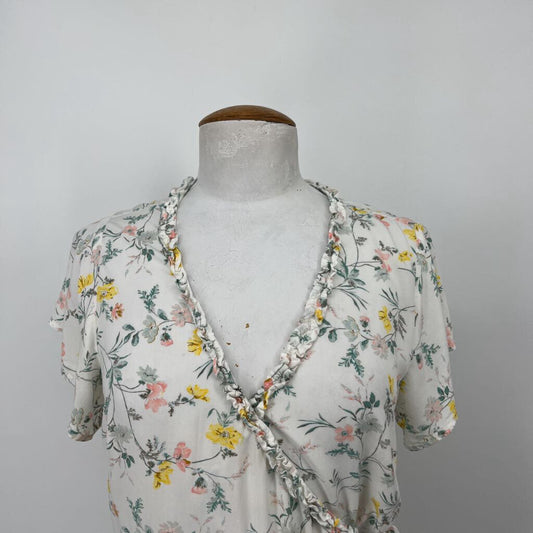 Loft S/s Floral Dress