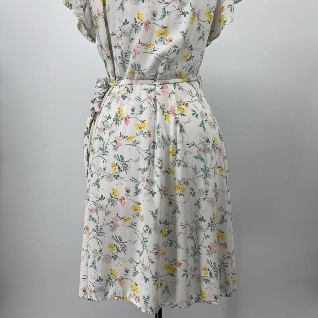 Loft S/s Floral Dress