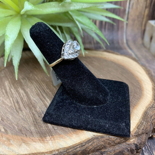10k YG CZ Ring