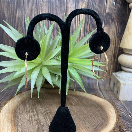 Kendra Scott 14k Diamond Hoops