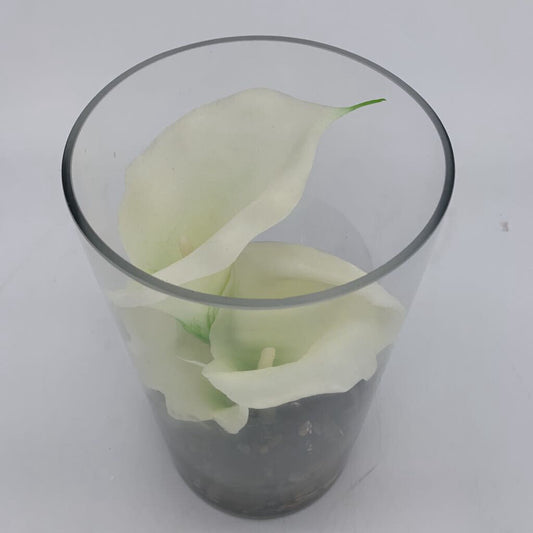 Faux Calla Lilies in Vase