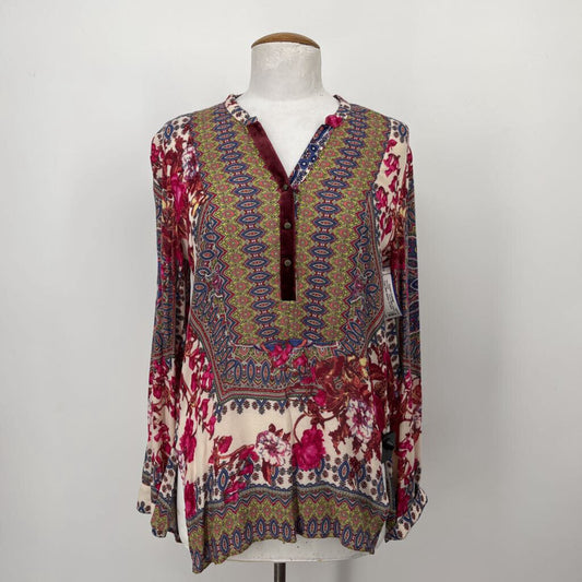 Aratta Silent Journey L/s Floral Shirt