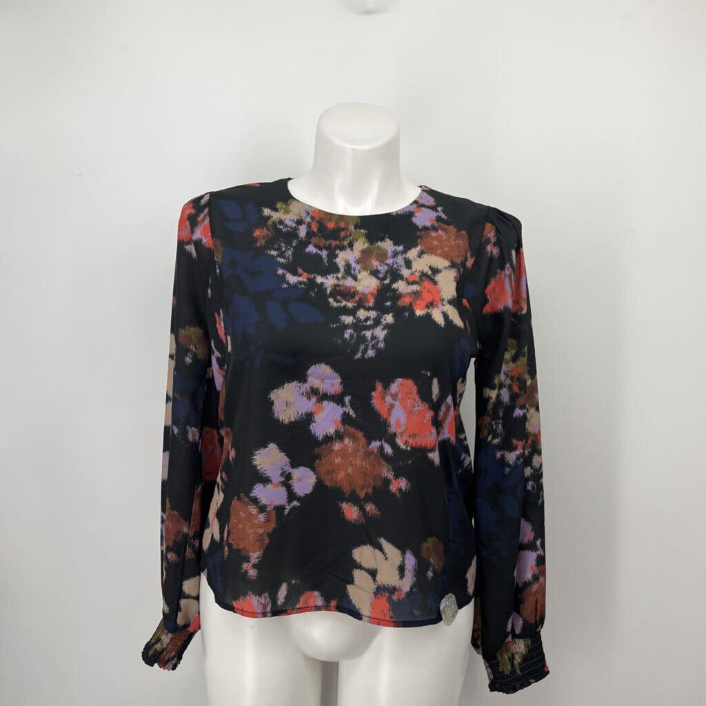 Evereve L/s Floral Blouse