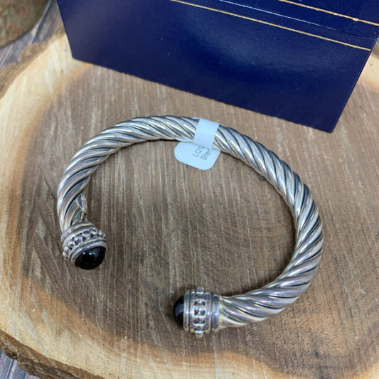 Sterling Silver Cable Cuff