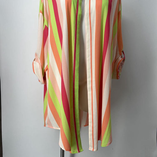 Torrid Open Stripe Shirt