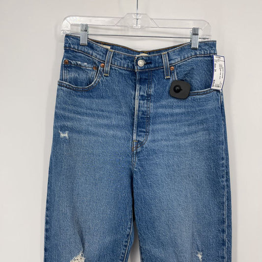 Levis Straight Ankle Jeans