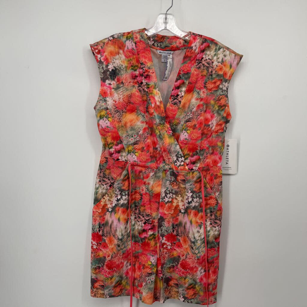 Athleta S/s Floral Romper
