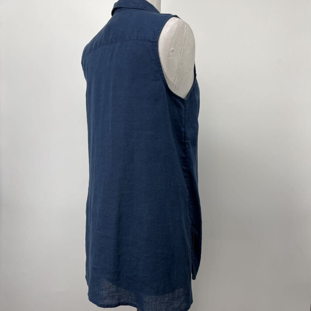 J. Jill Sleeveless Linen Shirt