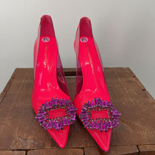 Good American Vinyl Heels