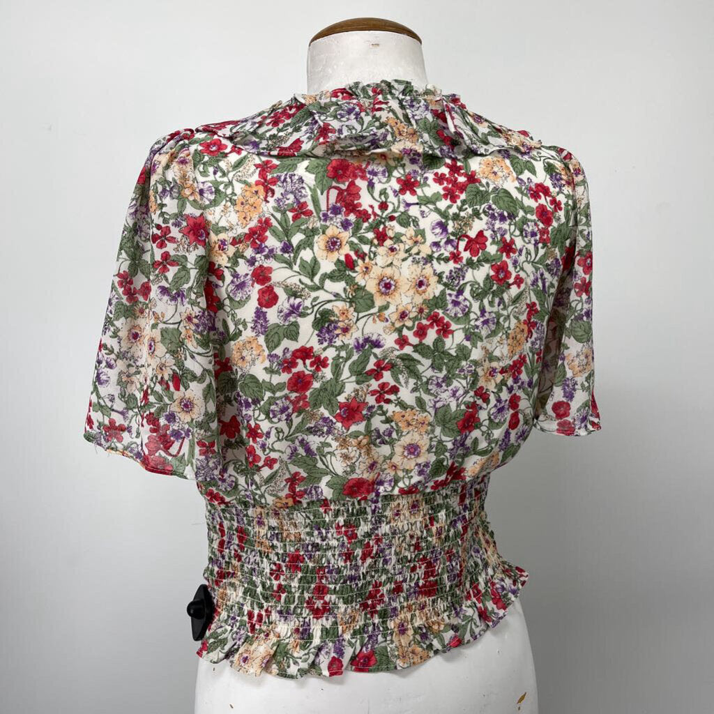 Astr the Label S/s Floral Shirt