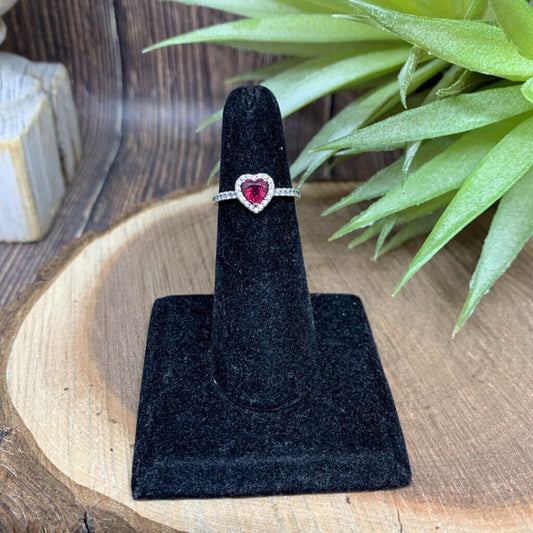 Pandora Red Heart Ring