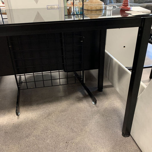 Tempered Glass L Shape Desk