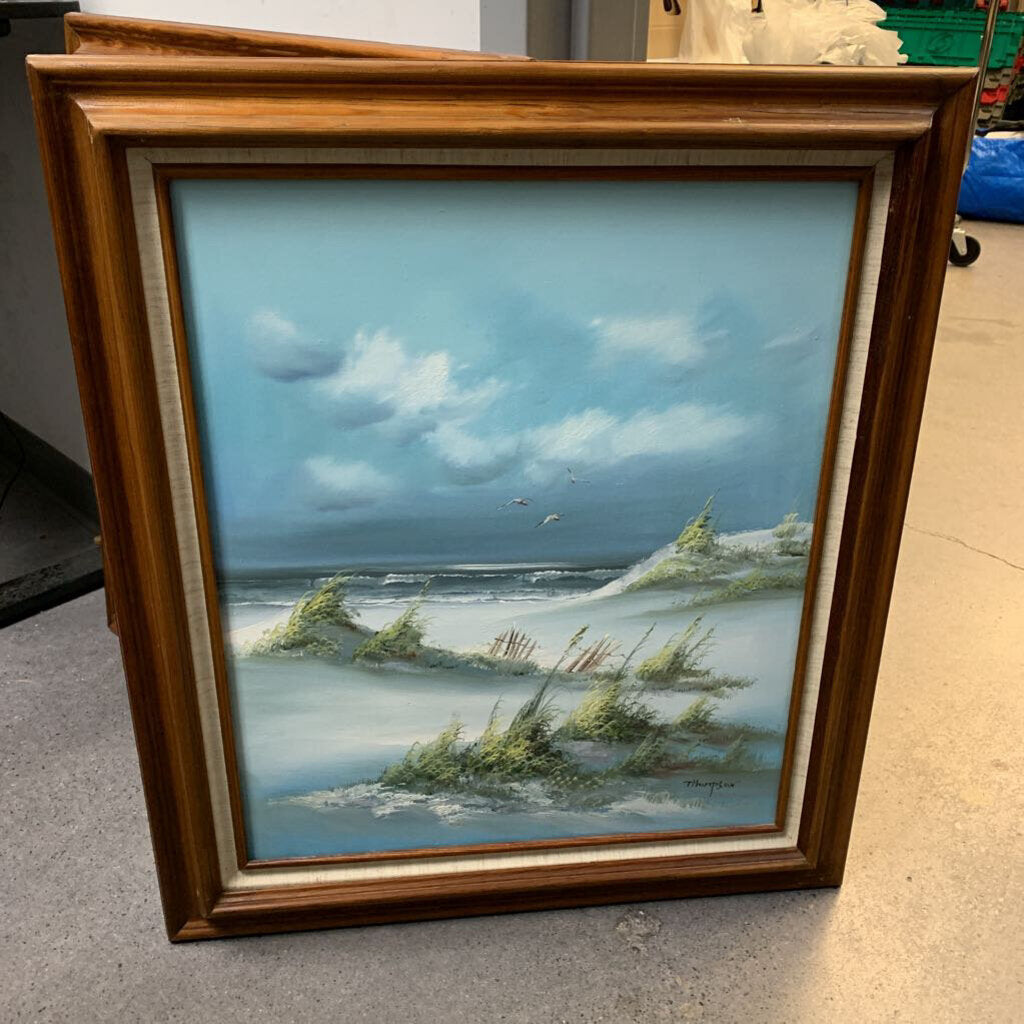 Framed Sand Dunes Painting