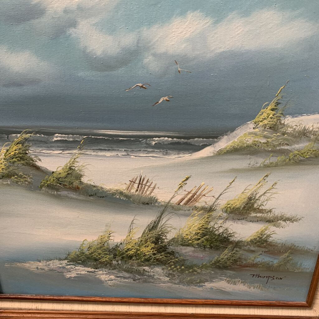 Framed Sand Dunes Painting