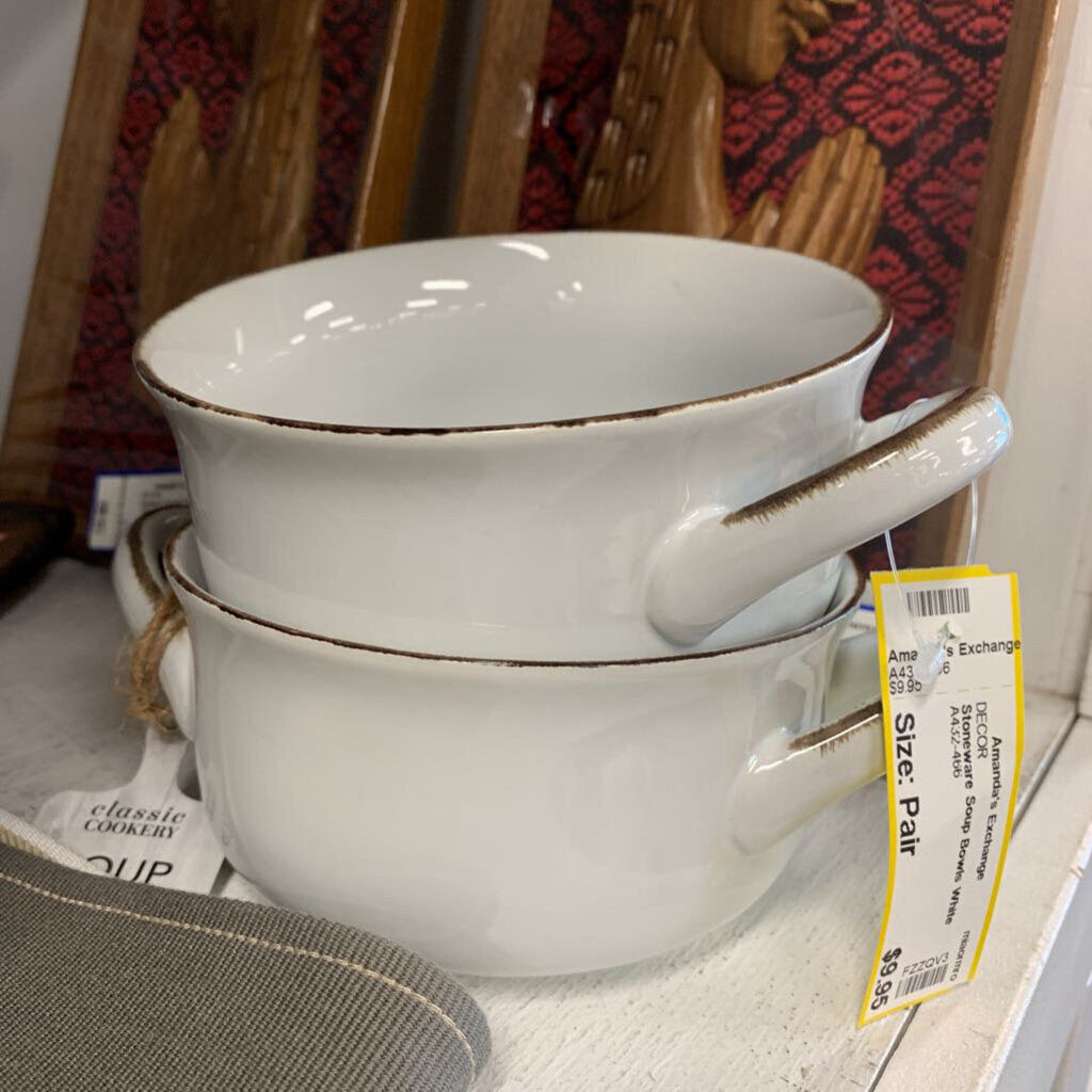 Stoneware Soup Bowls