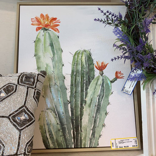 Flowing Saguara Cactus Print