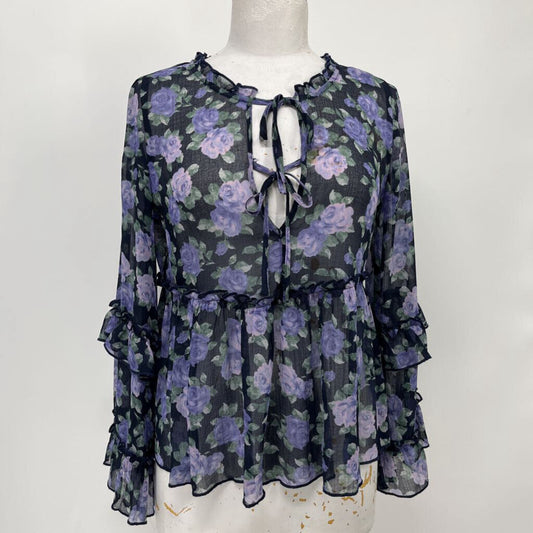 American Eagle L/s Floral Shirt