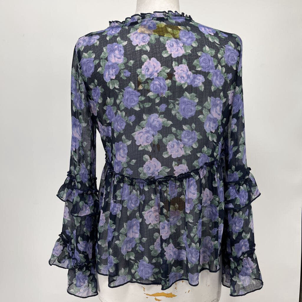 American Eagle L/s Floral Shirt
