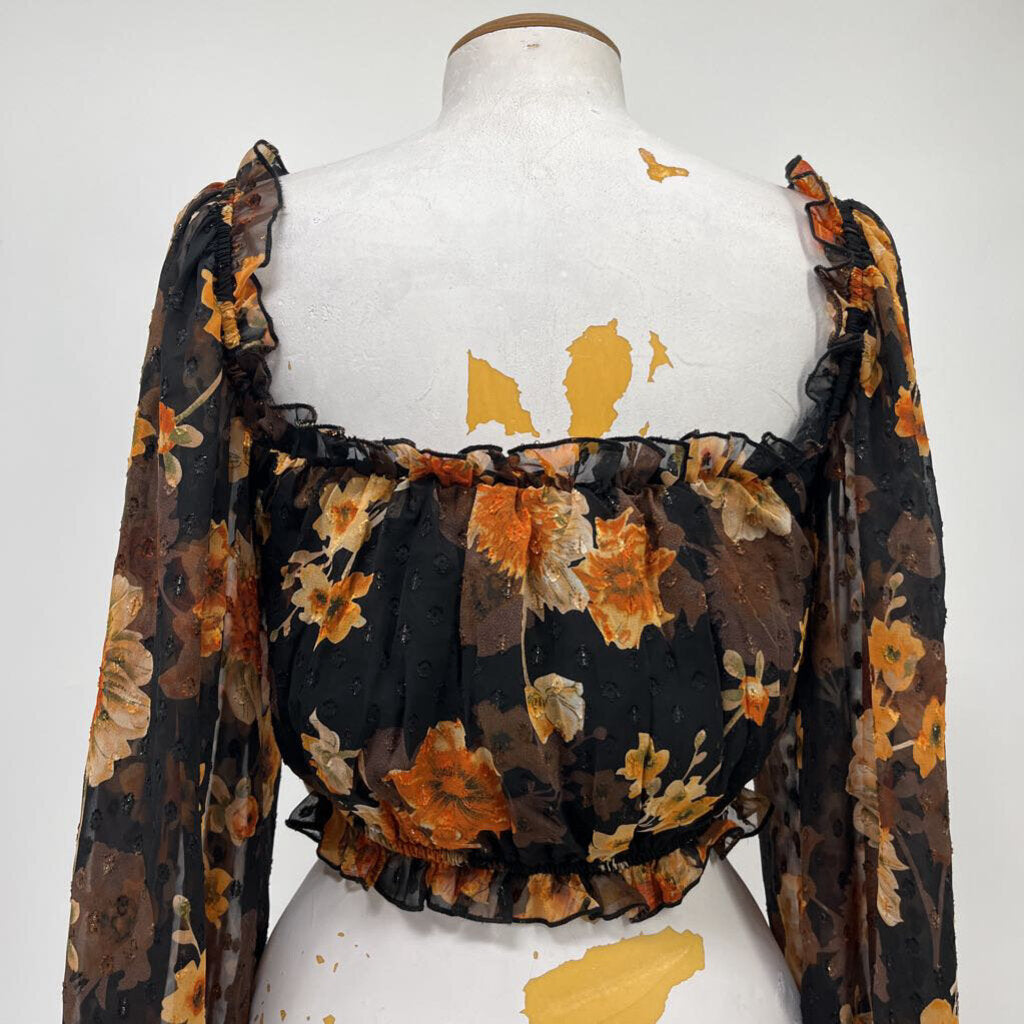 Lulu's L/s Floral Shirt/Skirt