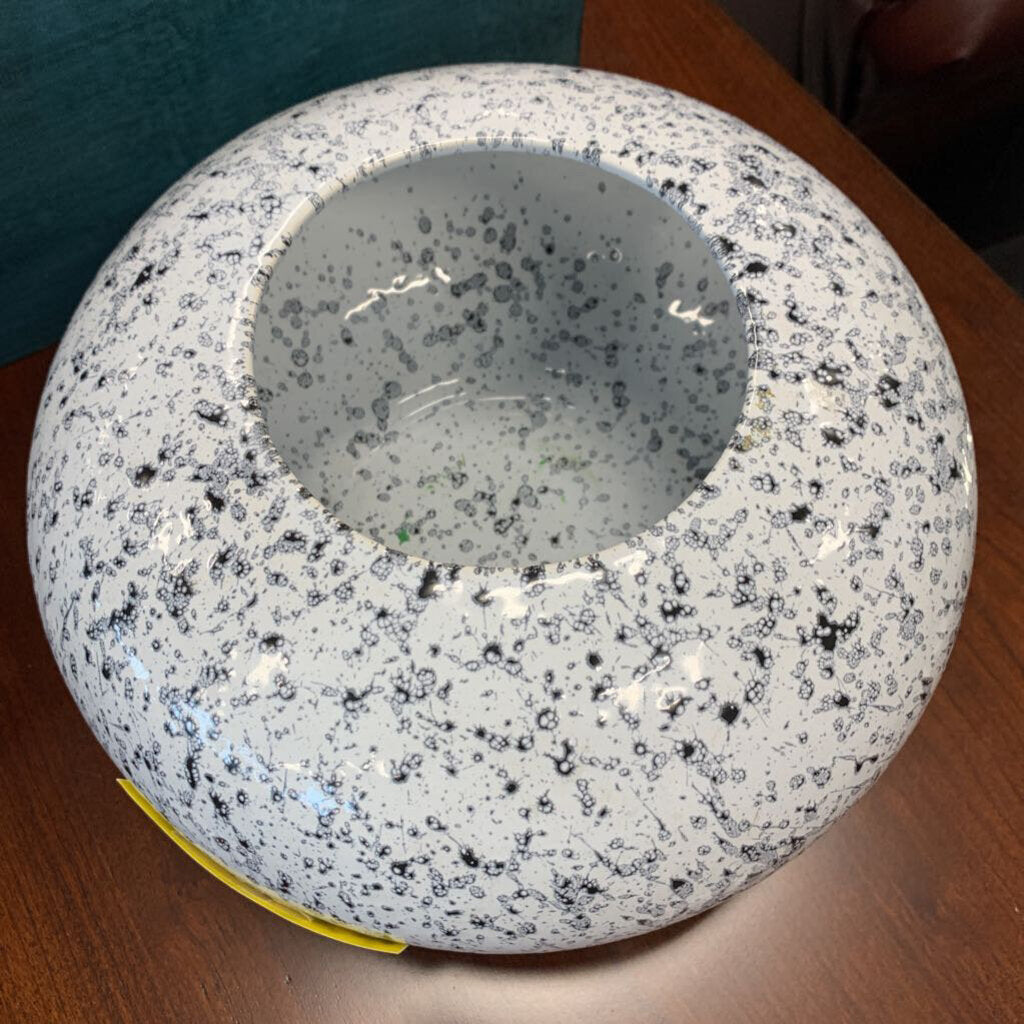 M Charolles Stoneware Squat Vase