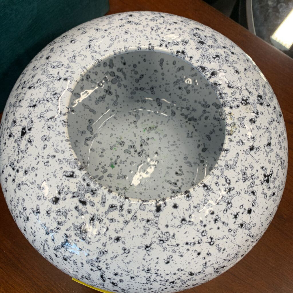 M Charolles Stoneware Squat Vase