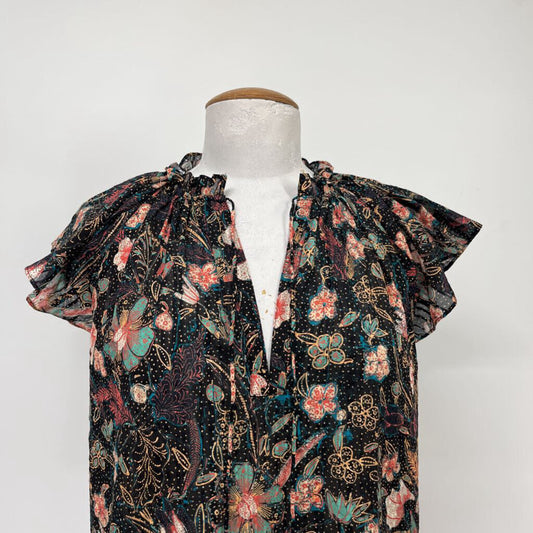 Ulla Johnson S/s Floral Shirt