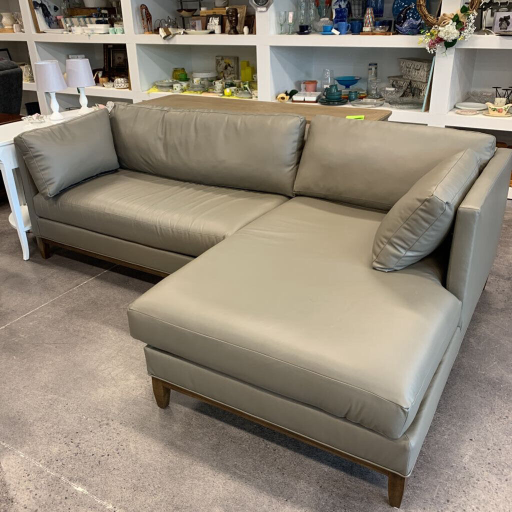 Massoud Leather Sectional