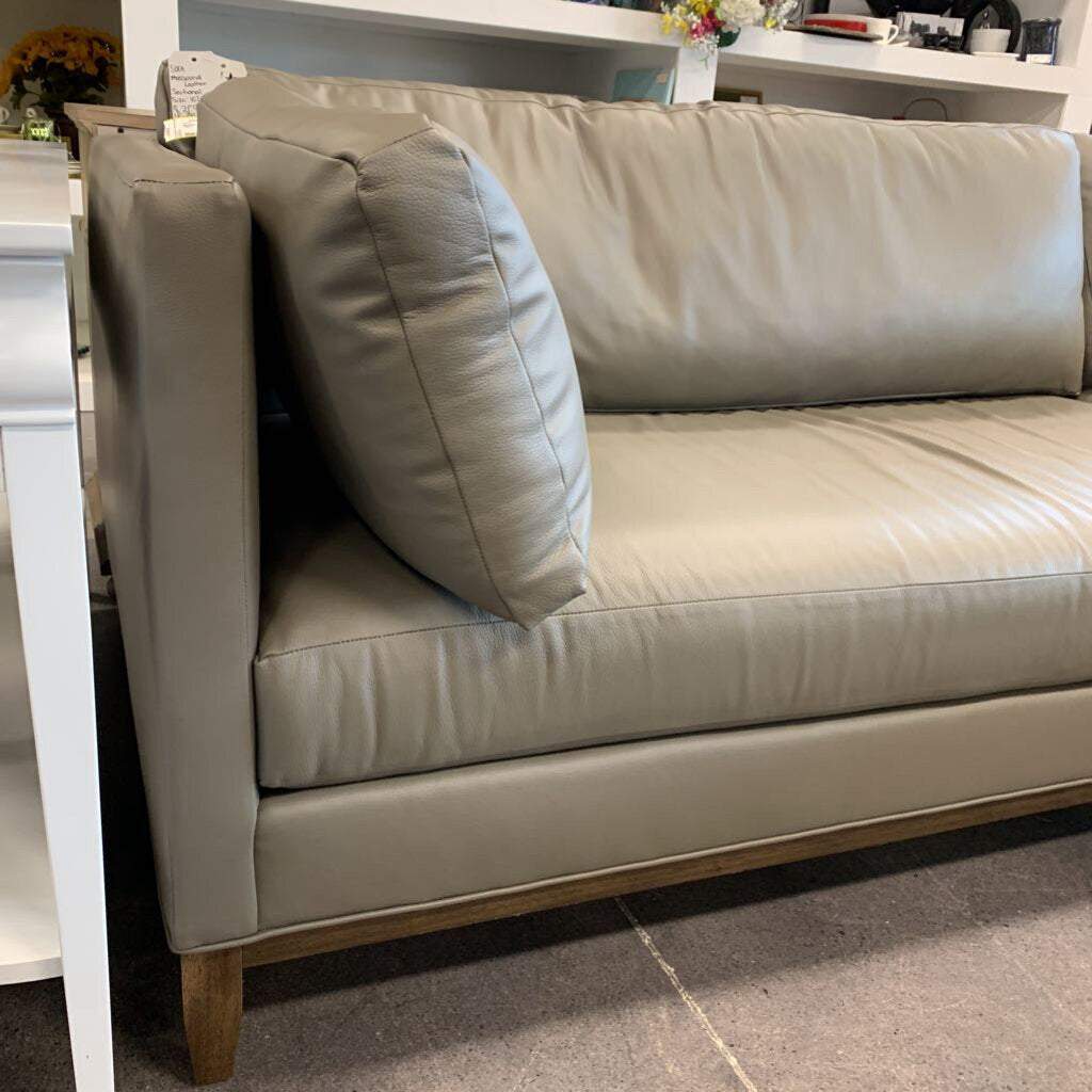 Massoud Leather Sectional