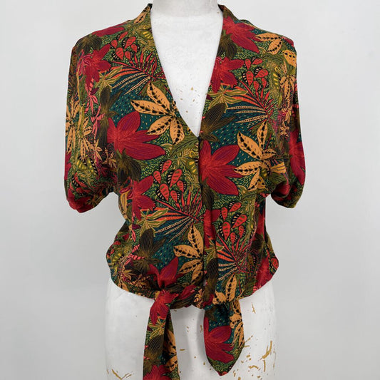 Evereve S/s Floral Shirt