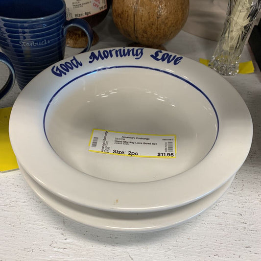 Good Morning Love Bowl Set